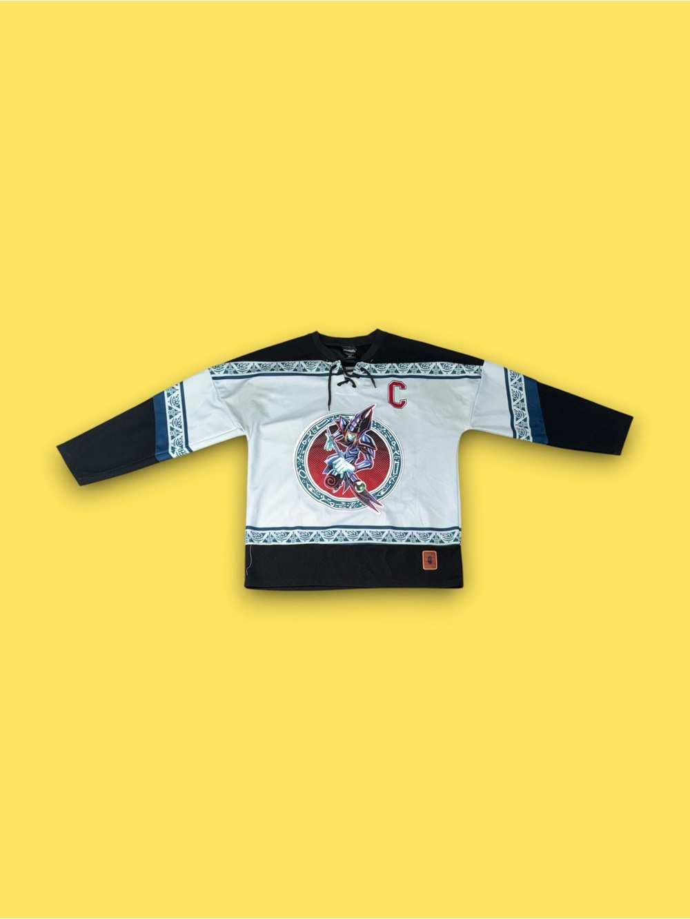 Yu-Gi-Oh! Dark Magician Hockey Jersey "Yugi" 96 Captain BoxLunch size Small
